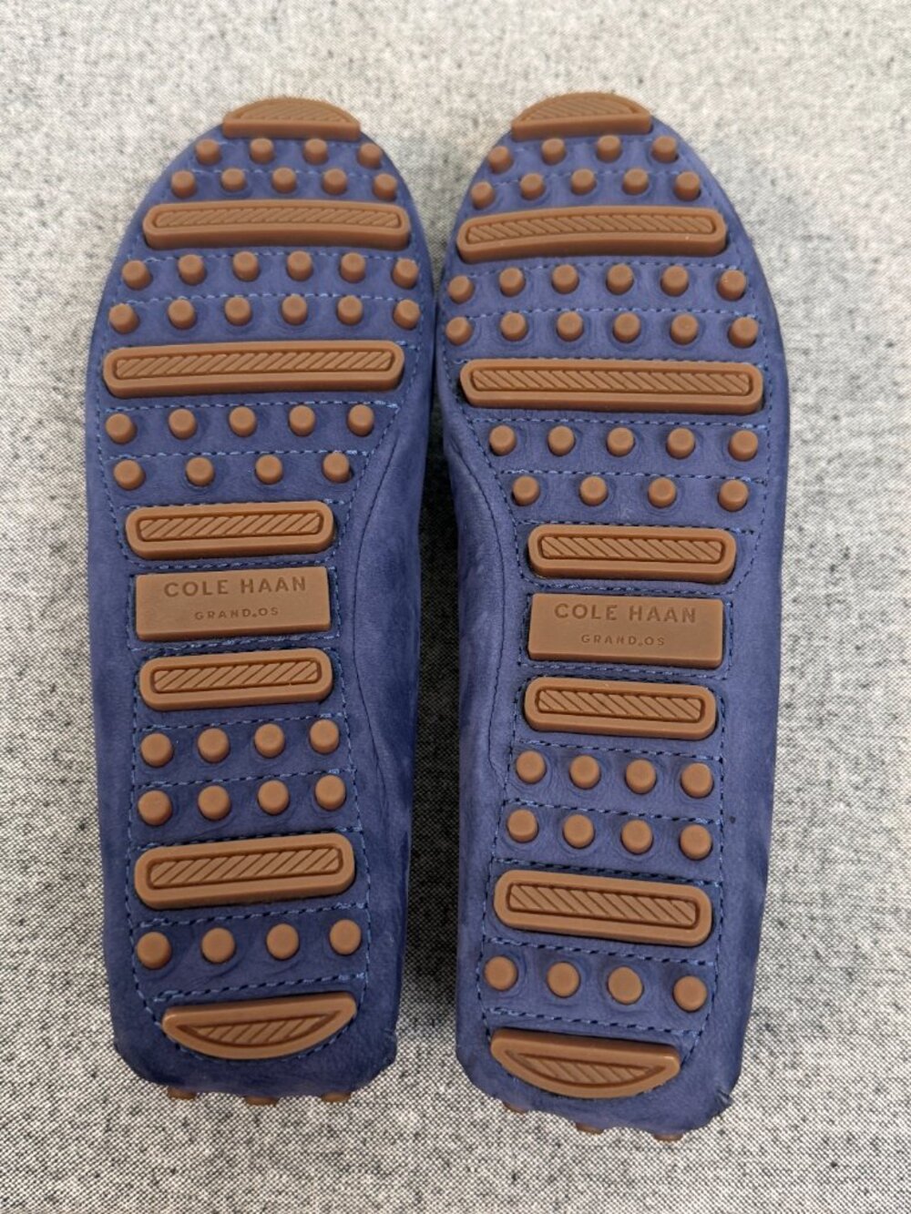 NWOB COLE HAAN Blue Suede Driving Loafers, Women's Size 7.5 - Picture 4 of 9